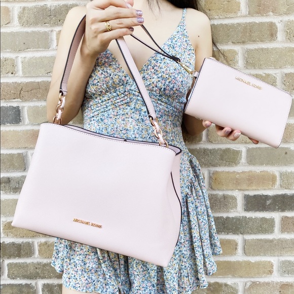 Bundle Michael Kors Large satchel wallet - Picture 3 of 8